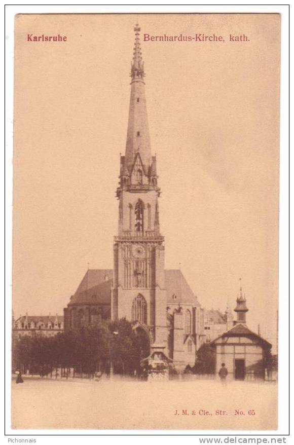 Allemagne  KARLSRUHE   Bernhardus Kirche Kath - Karlsruhe