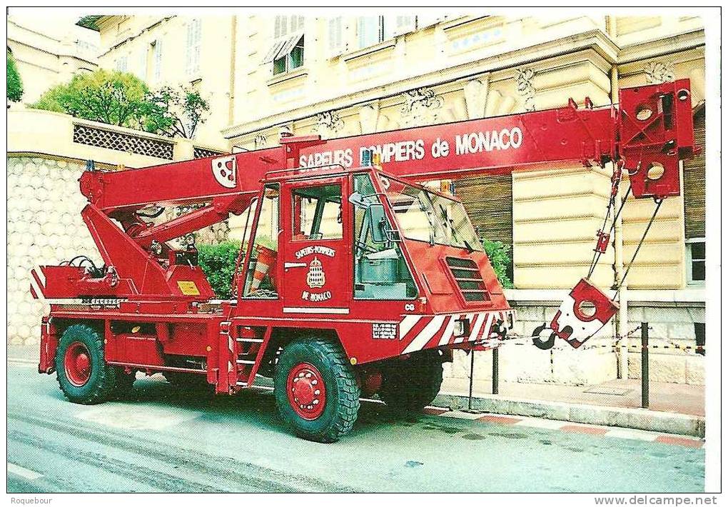 Camion Sapeurs Pompiers De MONACO - TBE - Firemen