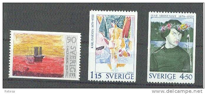 ZWEDEN  SCHILDERIJEN  ZWEEDSE SCHILDERS  1978 ** - Unused Stamps