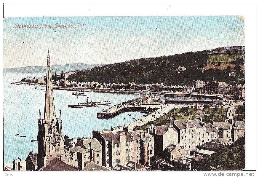 Rothesay From Chapel Hill. - Bute