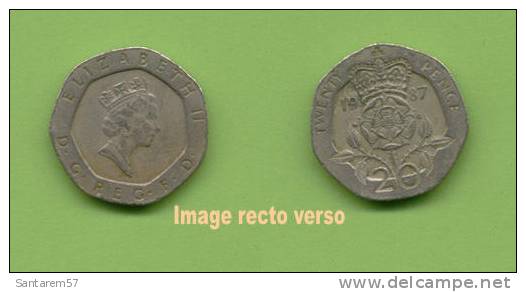 Pièce De Monnaie Coin Moeda TWENTY PENCE 1987 UNITED KINGDOM GRANDE BRETAGNE ROYAUME UNI - 20 Pence
