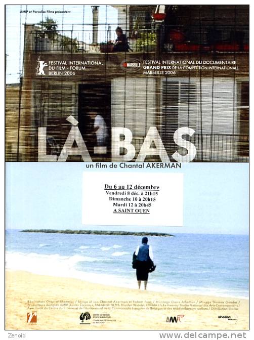 Livret Dossier De Presse "Là-Bas" De Chantal Akerman - Publicidad