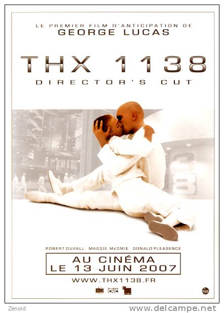 Plaquette Publicitaire "THX 1138" De Georges Lucas - Altri & Non Classificati