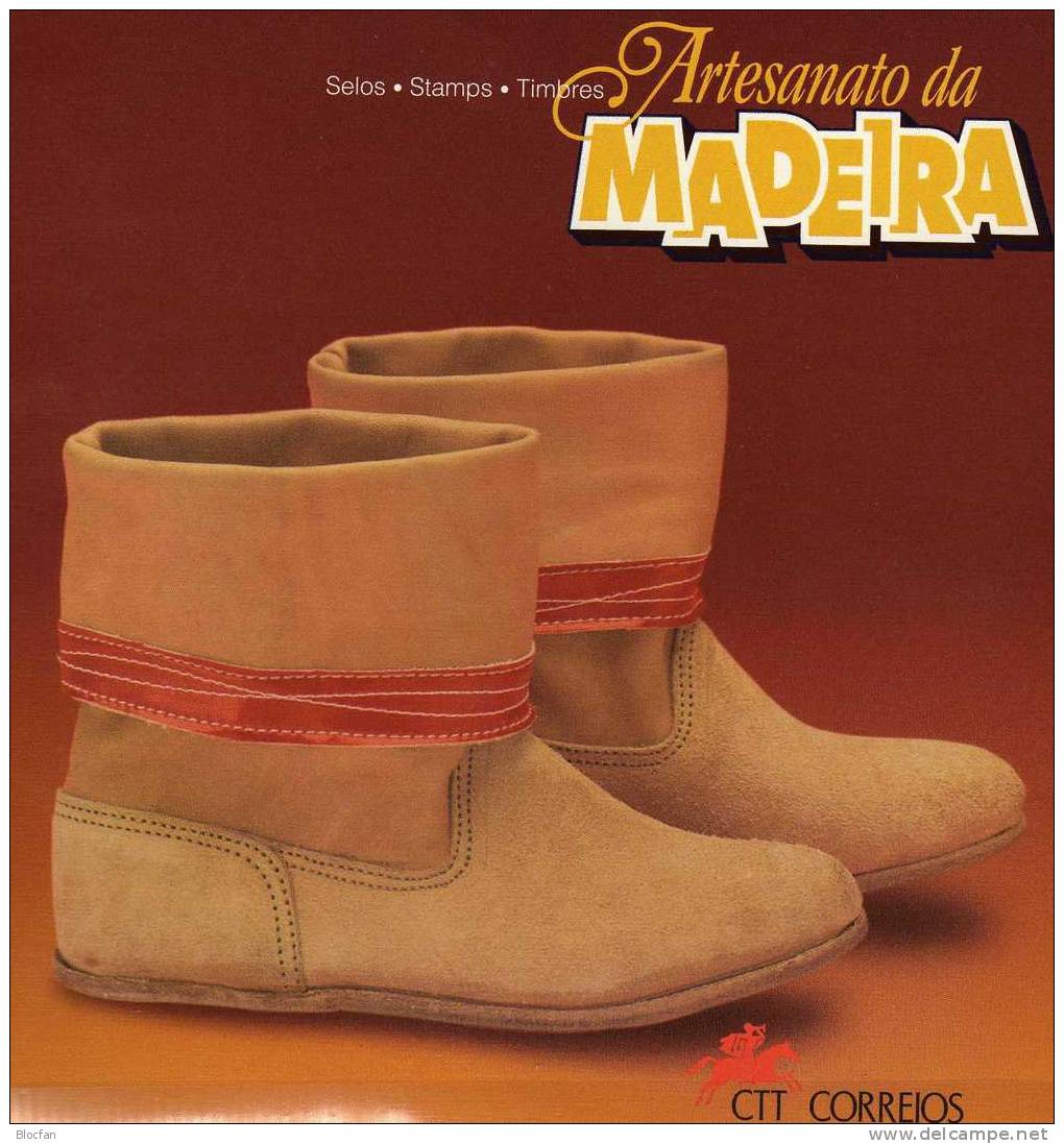 Volkskunst 1995 Auf Portugal Madeira Buch 1/1995 ** 22€ Loch-Stickerei Wand-Teppich Traditionelle Schuhe Korb-Flechterei - Cuadernillos