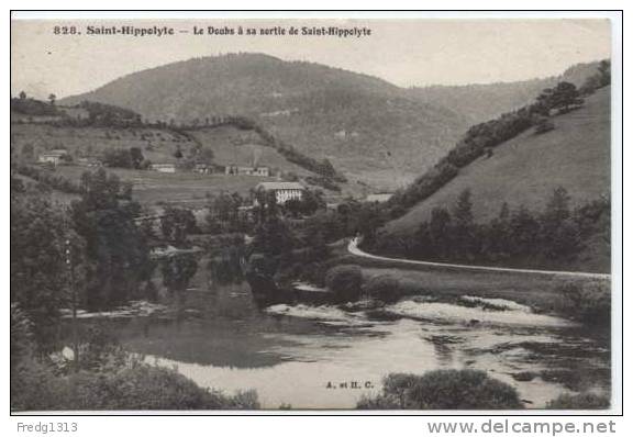 Saint Hippolyte - Le Doubs A Sa Sortie De St Hippolyte - Saint Hippolyte