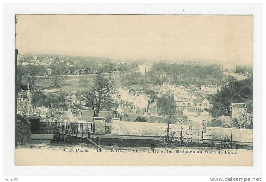 BOUGIVAL - L'Ile Et Les Maisons Au Bord De L'Eau - Bougival