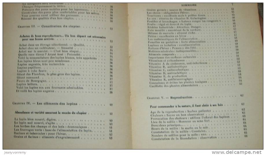 L´élevage Moderne Du Lapin Et 94 Consultations Utiles - Par G. Lissot - 1960. - Tiere