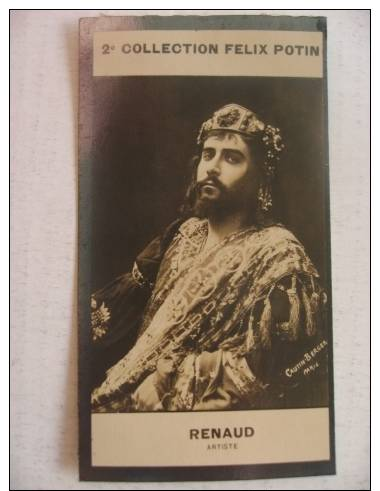 Maurice Arnold RENAUD (Homme De Théatre Né à Bordeaux)     Petite Photo-bromure    / Collection Felix Potin / Paris 1900 - Célébrités