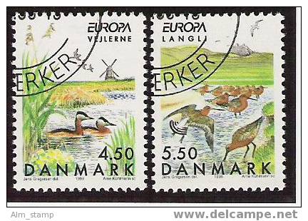 1999  Dänemark    Mi.1211-2 Used  Europa - 1999