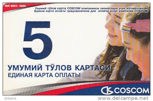 UZBEKISTAN - Coscom Prepaid Card, Used - Ouzbékistan