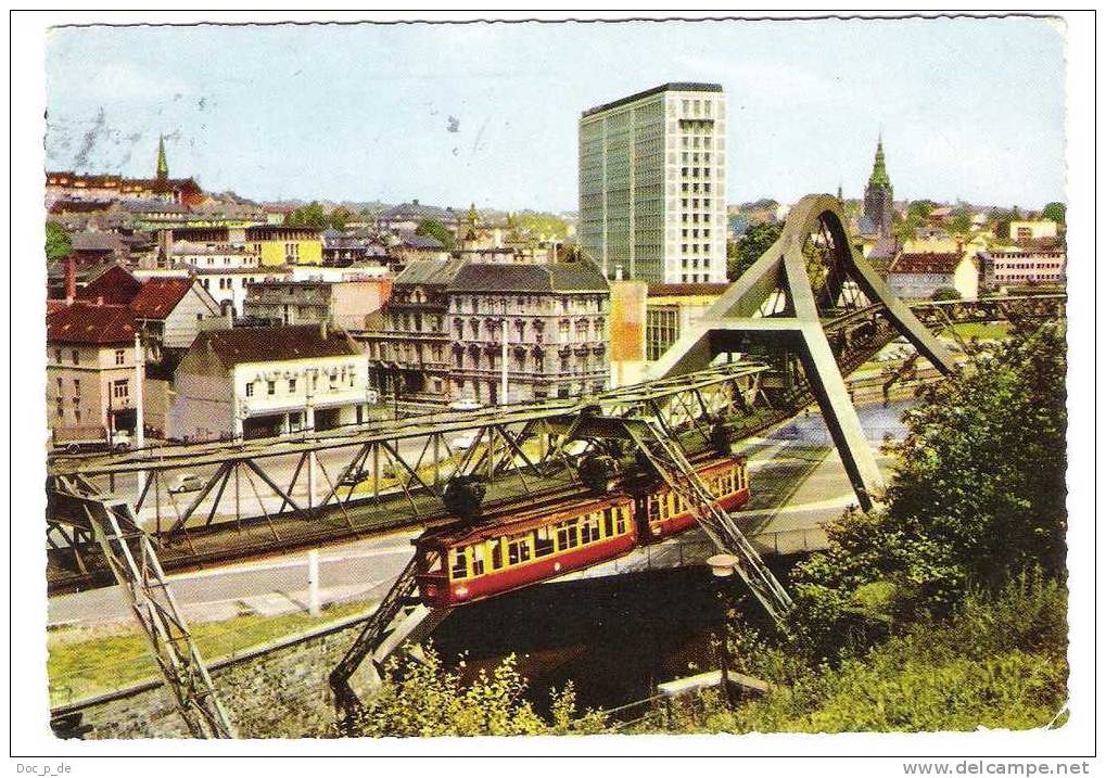 Deutschland - Wuppertal Elberfeld - Schwebebahn Stadtmitte - Bahn - Train - Wuppertal