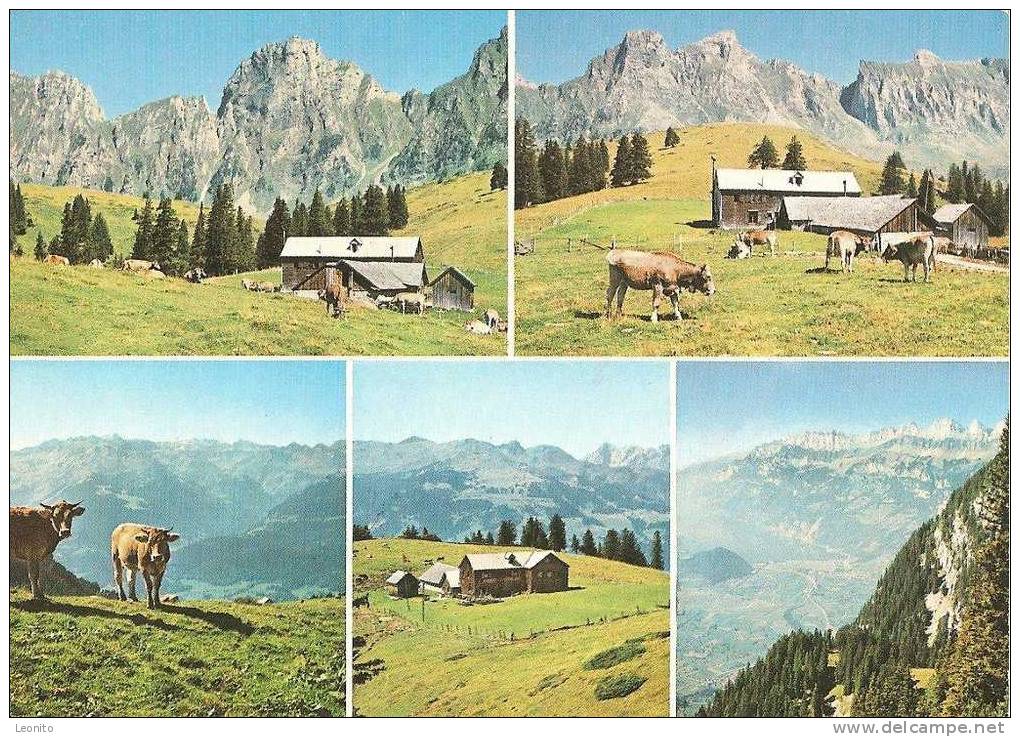 Kurhaus Strahlrüfi Azmoos 5-Bilder-Karte 1973 - Other & Unclassified