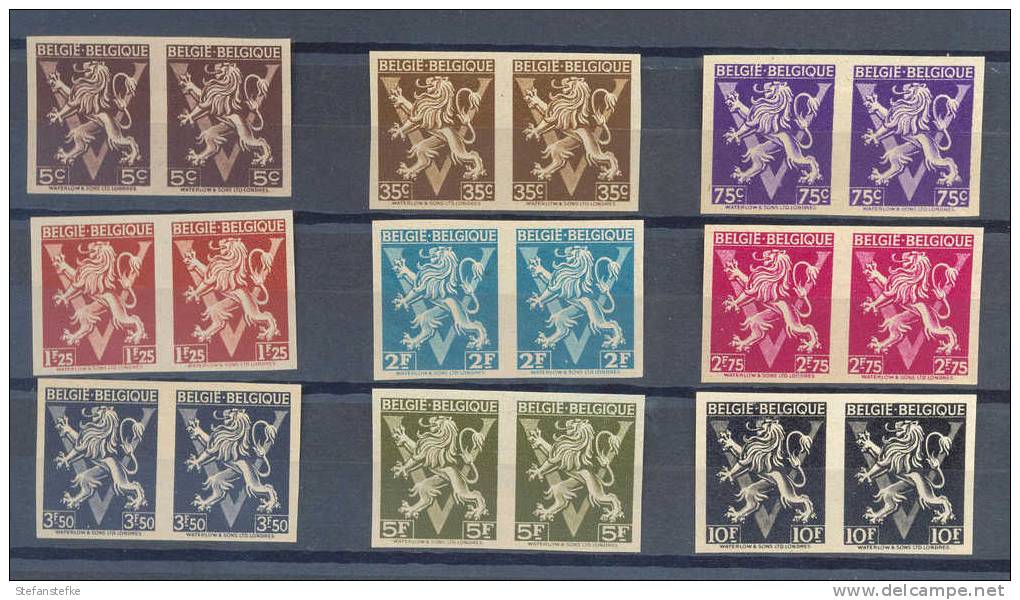 Belgie - Belgique  Ocb Nr : Lot 674 A Etc (**) Sans Gomme !    (zie Scan) NIET Volledig Pas Complet - 1941-1960