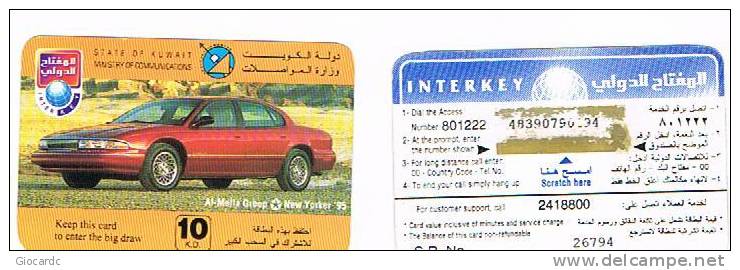 KUWAIT - INTERKEY( REMOTE MEMORY) - CARS: AL MULLA GROUP (CHRYSLER NEW YORKER '95)  -   USATA (USED) -  RIF. 1746 - Automobili