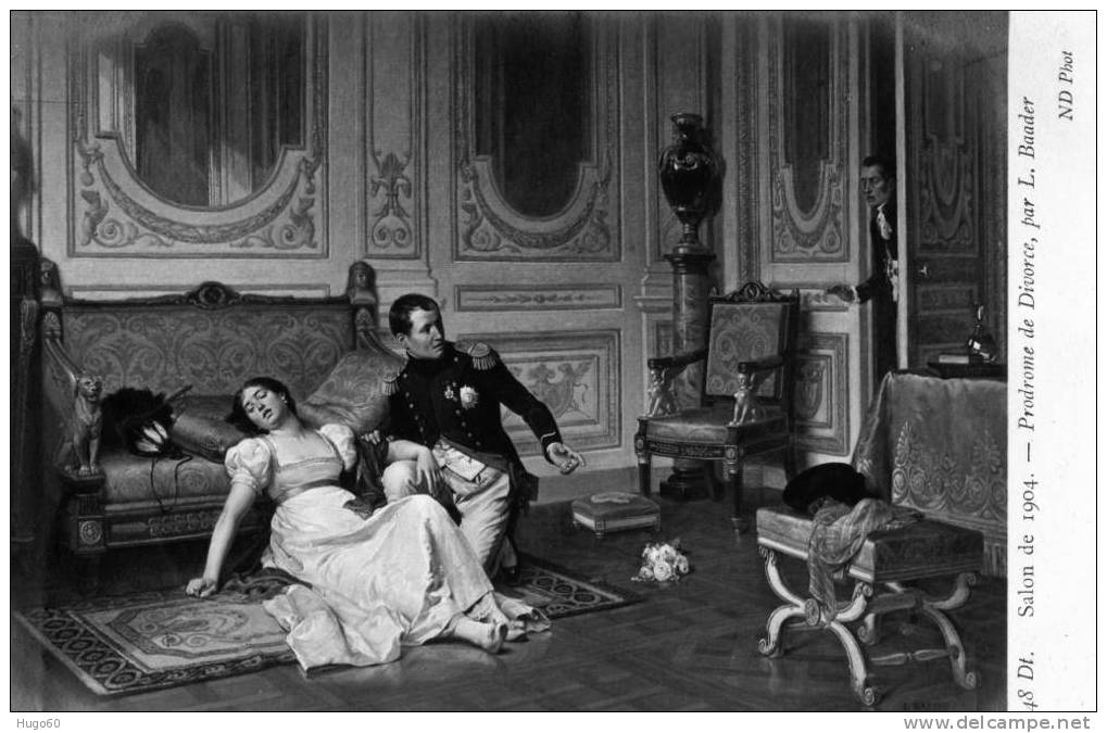 Salon De1904 - Prodrome De Divorce, Par L. Baader - Peintures & Tableaux