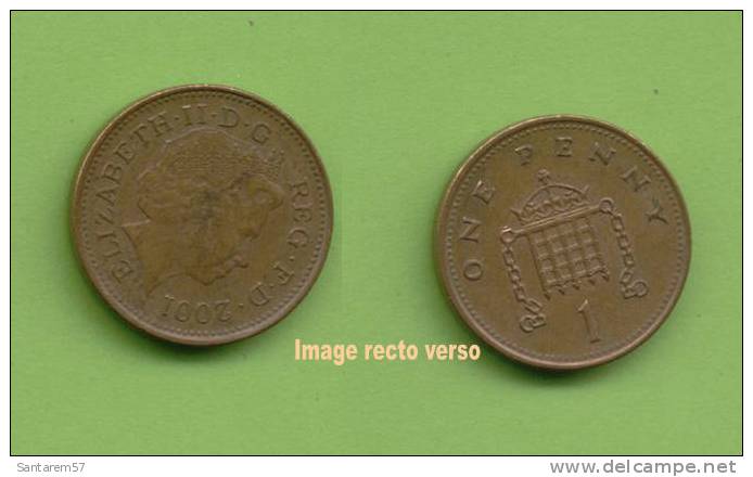 Pièce De Monnaie Coin Moeda ONE PENNY 2001 UNITED KINGDOM GRANDE BRETAGNE ROYAUME UNI - 1 Penny & 1 New Penny