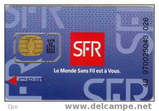 # Carte A Puce Gsm SFR I   - Tres Bon Etat - - Voorafbetaalde Kaarten: Gsm