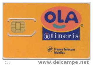 # Carte A Puce Gsm France Telecom Mobiles Ola IV   - Tres Bon Etat - - Mobicartes (GSM/SIM)