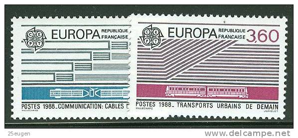 FRANCE  1988 EUROPA CEPT   MNH - 1988