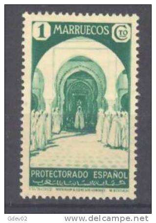 MA148-LA816TAM.Maroc.Maro Co   MARRUECOS ESPAÑOL VISTAS Y PAISAJES  .1935-1937.(Ed 148*) Con Charnela MUY BONITO.RARO - Moscheen Und Synagogen