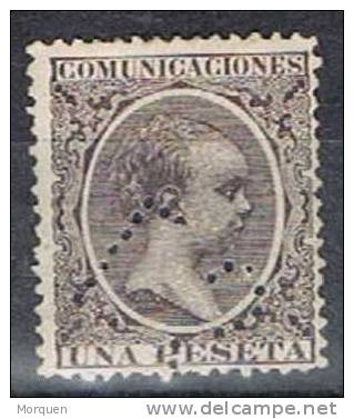España, Sello 1 Pta Alfonso XIII, Telegrafos T2,  Edifil Num 226 T º - Usados