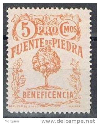 Benefico De FUENTE DE PIEDRA (Malaga) 5 Cts, Guerra Civil ** - Vignette Della Guerra Civile