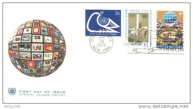 UN New York - FDC  (y334) - FDC