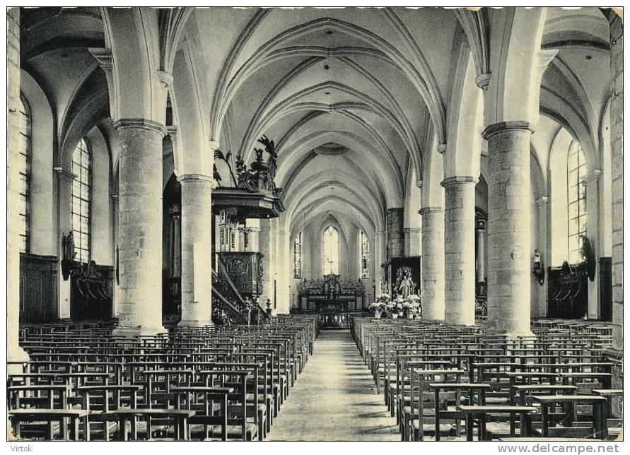 Opwijk :  Binnenzicht Van De St. Pauluskerk  ( Groot Formaat ) - Opwijk