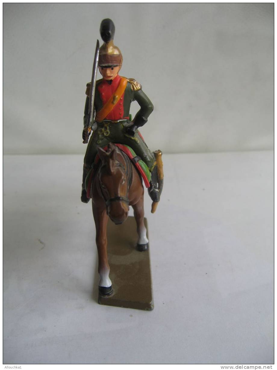 SOLDAT DE PLOMB EPOQUE NAPOLEON CHEVAL+CAVALIER A CHEVAL EN TENUE APPARAT OU COMBAT/ARME/GRADE A INDENTIFIER "STARLUX " - Starlux