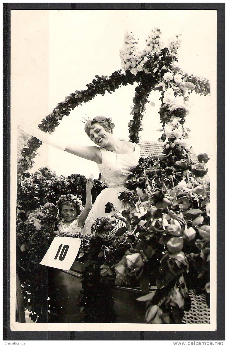 SELTEN * BAD NAUHEIM * FOTO DER ROSENKÖNIGIN HEIDI WEISS 1964 GELAUFEN - BGM THÖNGES **!! - Bad Nauheim