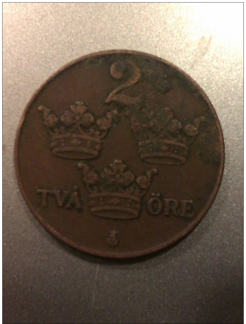 2 Öre 1929 Sweden - Suède