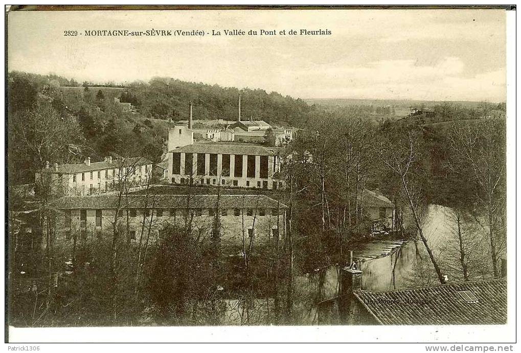 CPA  MORTAGNE SUR SEVRE, Vallée Du Pont Et De Fleuriais  1955 - Mortagne Sur Sevre