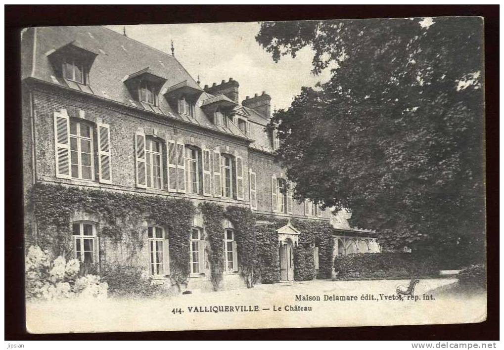 Cpa Du 76  Valliquerville  Le Château   V5a - Autres & Non Classés