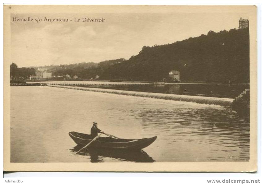 Hermalle-sous-Argenteau Le Déversoir Ed. Cremer-Jacob Pour Uccle Oblit. à Points - Oupeye