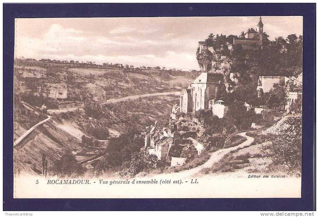 CPA 46 ROCAMADOUR  VUE GENERALE D'ENSEMBLE LL LOUIS LEVY No5 MORE ROCAMADOUR FOR SALE @1 EURO OR LESS - Rocamadour