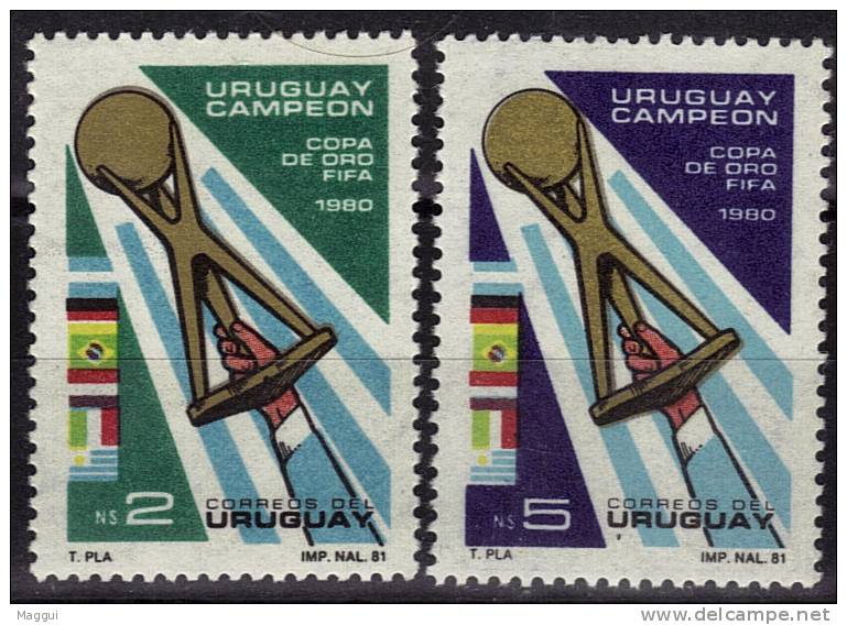 URUGUAY  N° 1074/75   * *    Cup 1978  Football Soccer Fussball - 1978 – Argentine