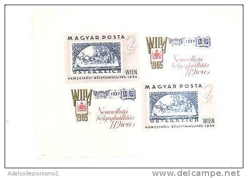 51942)foglietto Commemorativo Ungherese Non Dentellato 47b - Feuillets Souvenir