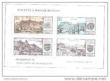 51946)foglietto Commemorativo Ungherese  Dentellato Bf179 - Herdenkingsblaadjes