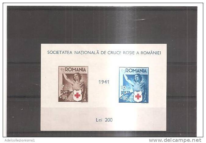 51949)foglietto Commemorativo Rumeno Non Dentellato  Bf 16 - Postmark Collection