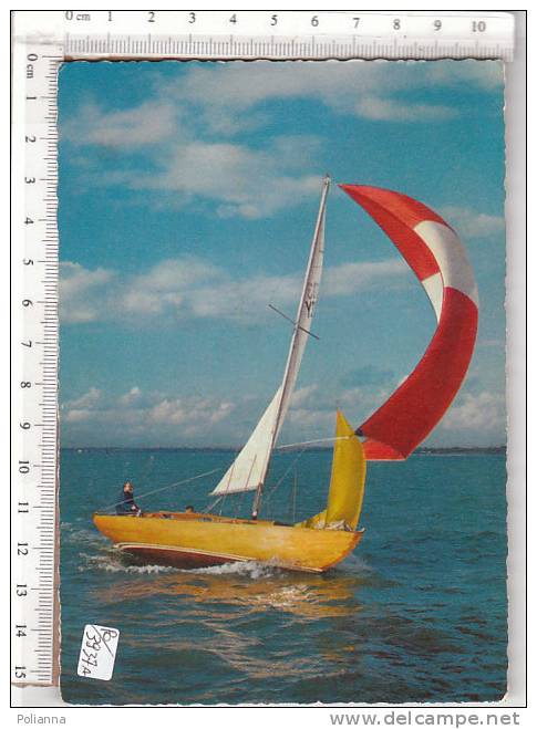 PO3937A# BARCA A VELA - REGATA VELICA  VG Borghetto S.Spirito 1973 - Chiatte, Barconi