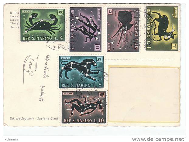 PO4210A# REPUBBLICA S.MARINO  VG Zodiaco - Storia Postale