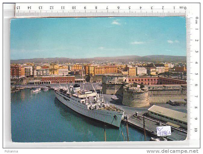 PO4246A# ROMA - CIVITAVECCHIA - PORTO E FORTE MICHELANGELO - NAVE  VG 1962 - Civitavecchia