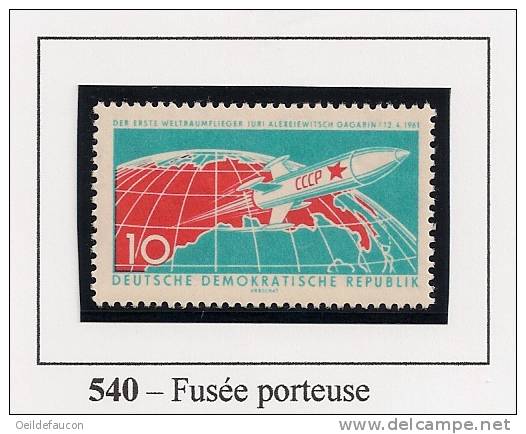 ALLEMAGNE  ORIENTALE - 540/42** - Cote 8 € - Europa