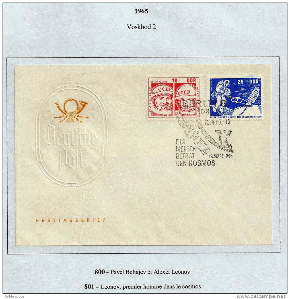 ALLEMAGNE  ORIENTALE - FDC 800/801 - Europe