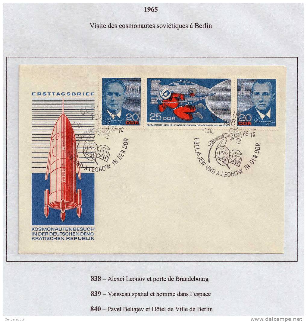 ALLEMAGNE  ORIENTALE - FDC 840A - Europa