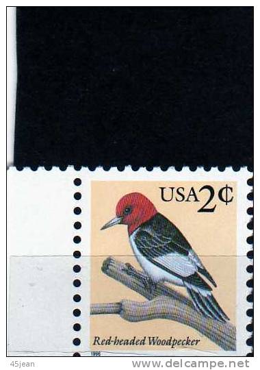 U.S.A: 1996 Y&T N° 2356 N** Pic à Tête Rouge - Piciformes (pájaros Carpinteros)