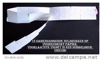 ATM. 18 Samenhangende TESTWAARDEN,  MET DUBBELDRUK Voorlaatste ATM. Unicum!! - Andere & Zonder Classificatie