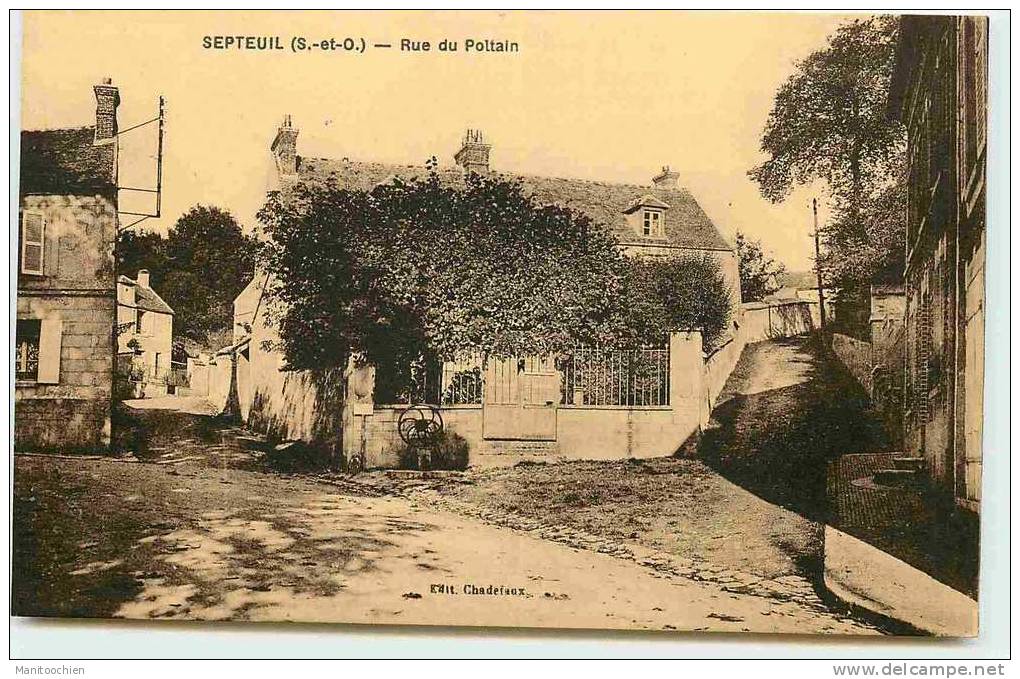 DEP 78 SEPTEUIL RUE DU POLTAIN - Septeuil