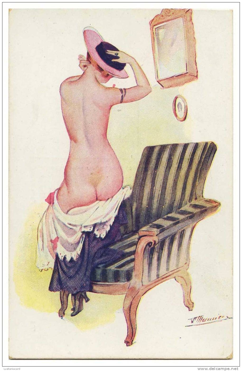 FRANCE - ILLUSTRATEURS - « Suzanne Meunier»- Oli Effect De Dos. Carte Postale - Meunier, S.