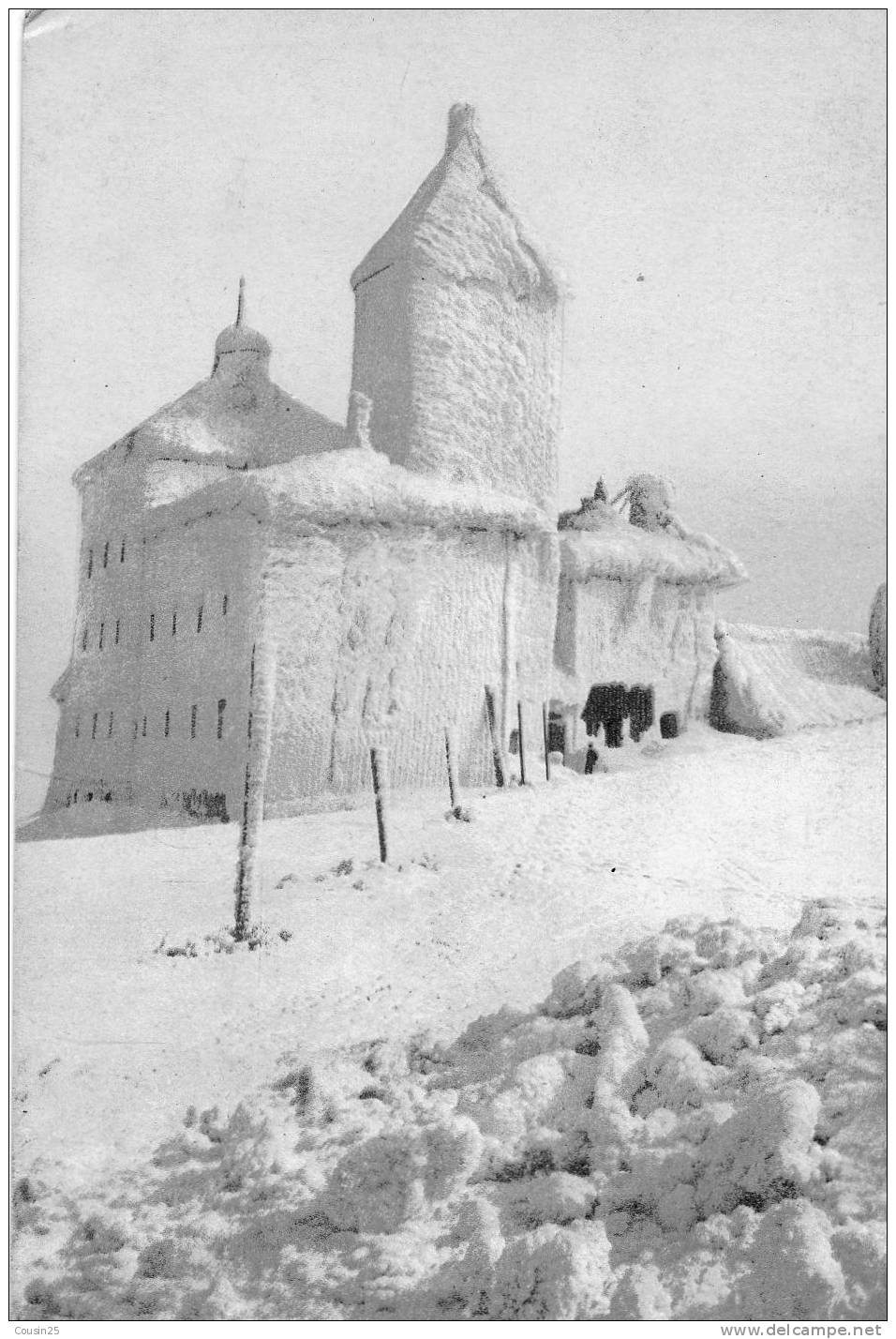 ALLEMAGNE - Die Schneegrubenbaude (Ruckseite) Im Winter - Schlesien